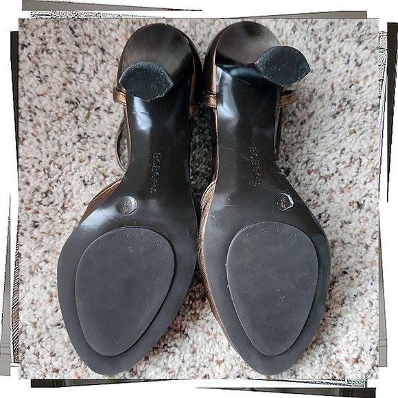 Victoria/1920’s flapper Copper Leather t-strap Heels - Picture 8 of 9